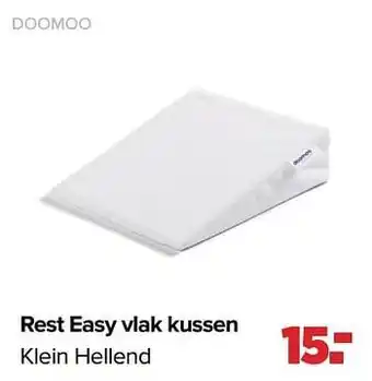 Doomoo rest easy vlak kussen klein hellend
