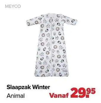Baby-Dump Meyco slaapzak winter animal aanbieding