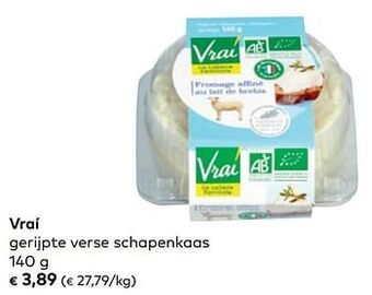 Bio Planet Vraí gerijpte verse schapenkaas aanbieding