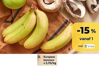 Bio Planet Europese bananen aanbieding