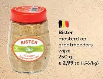 Bister mosterd op grootmoeders wijze