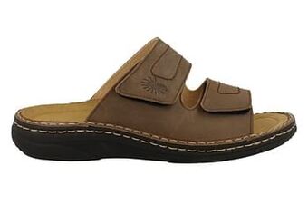 Helix Pantoffel Heren Wijdte H Star Walker - Bruin
