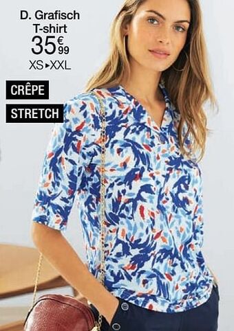 Damart Grafisch t-shirt aanbieding