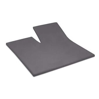 Leen Bakker Cinderella splittopper hoeslaken - antraciet - 180x200 cm - Leen Bakker aanbieding