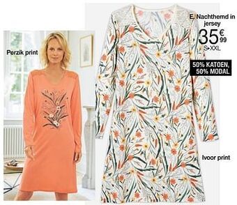 Damart Nachthemd in jersey aanbieding