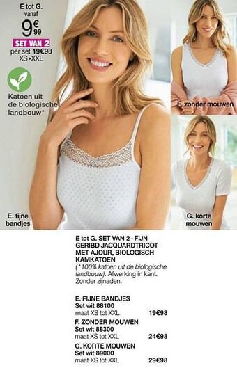 Damart Fijne bandjes aanbieding