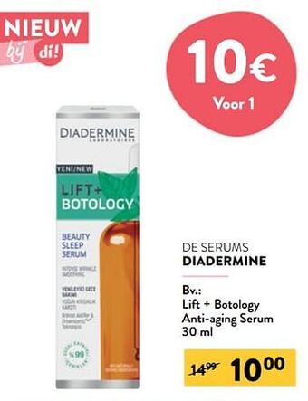 Di Lift + botology anti-aging serum aanbieding