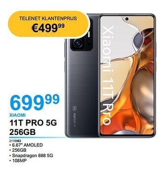 Xiaomi 11t pro 5g 256gb