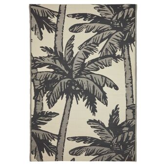 Vloerkleed Palm Beach Zwart