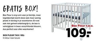 Baby-Dump Box fleur t.w.v. aanbieding