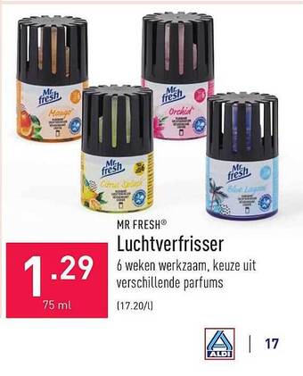 ALDI Luchtverfrisser aanbieding