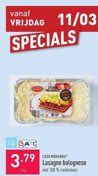 Lasagne Bolognese