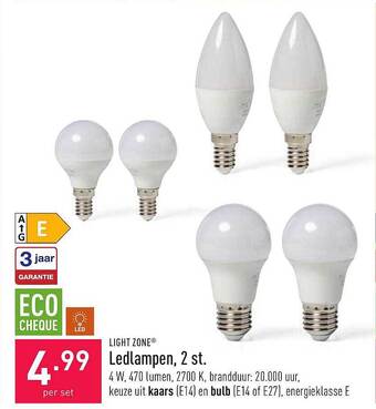 ALDI Ledlampen aanbieding