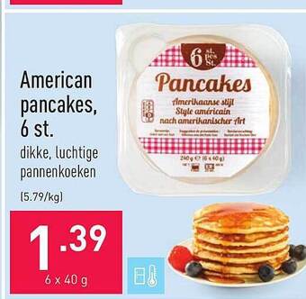 ALDI American Pancakes aanbieding