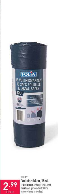 ALDI Vuilniszakken aanbieding