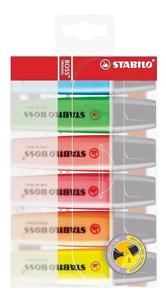 Dreamland STABILO fluostift BOSS Original - 6 stuks aanbieding