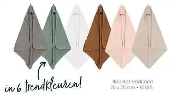 Baby & Tiener Badstof badcape aanbieding