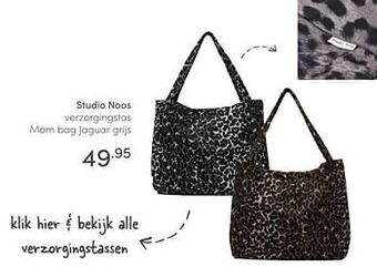 Baby & Tiener Studio noos verzorgingstas mom bag jaguar grijs aanbieding