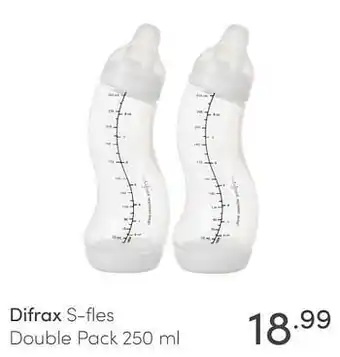 Baby & Tiener Difrax s-fles double pack aanbieding