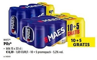 Lidl Pils aanbieding