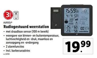 Auriol radiogestuurd weerstation