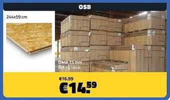Bouwcenter Frans Vlaeminck Osb dikte 15 mm aanbieding