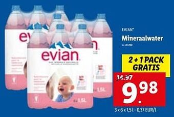 Lidl Mineraalwater aanbieding