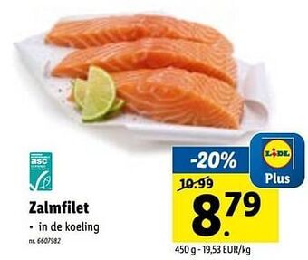 Lidl Zalmfilet aanbieding