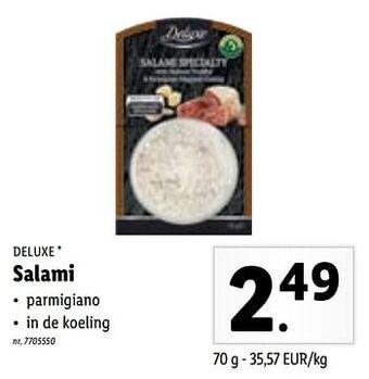Lidl Salami aanbieding