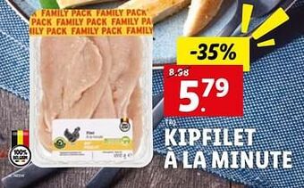 Lidl Kipfilet à la minute aanbieding