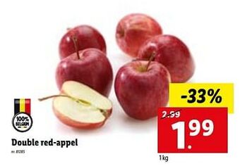 Lidl Double red-appel aanbieding