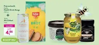 Aspire health drink mango + schär mix b meel