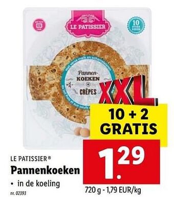 Lidl Pannenkoeken aanbieding