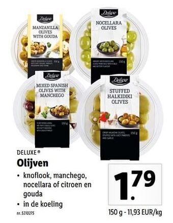 Lidl Olijven aanbieding