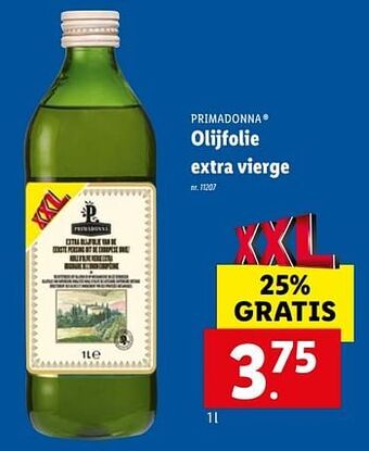 Lidl Olijfolie extra vierge aanbieding