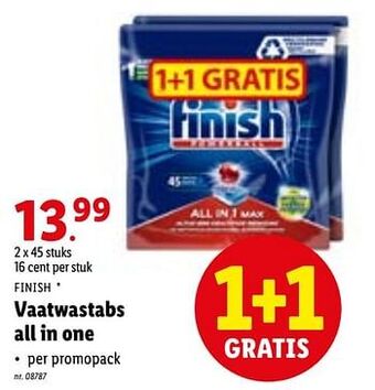 Lidl Vaatwastabs all in one aanbieding