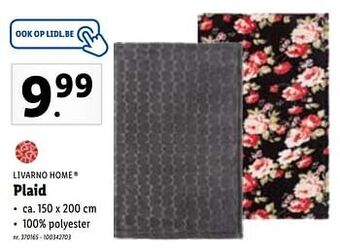 Lidl Plaid aanbieding
