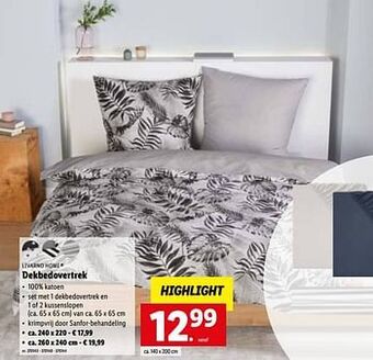 Lidl Dekbedovertrek aanbieding