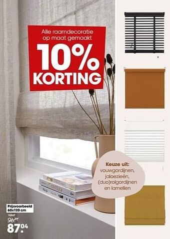 Kwantum Raamdecoratie op maat gemaakt aanbieding