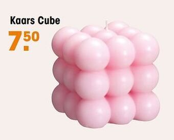 Kwantum Kaars cube aanbieding
