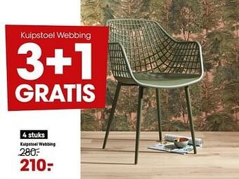 Kwantum Kuipstoel webbing aanbieding