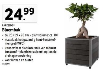 Lidl Bloembak aanbieding