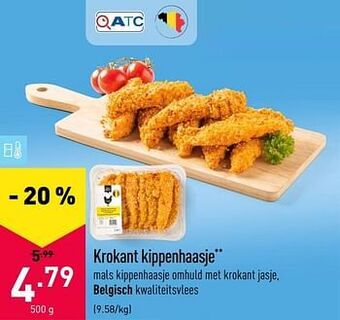 ALDI Krokant kippenhaasje aanbieding