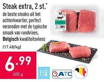 ALDI Steak extra aanbieding
