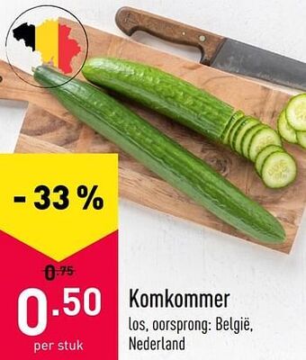 ALDI Komkommer aanbieding