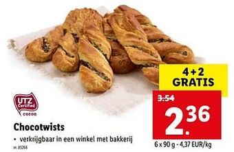 Lidl Chocotwists aanbieding