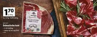 Lidl Dalmatische ham aanbieding