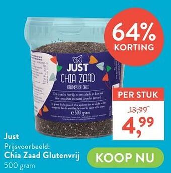 Chia zaad glutenvrij