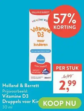 Vitamine d3 druppels voor kinderen