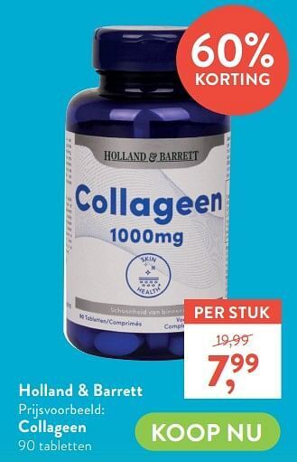 Holland & Barrett Collageen aanbieding